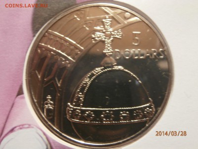 СОЛОМОНОВЫ О-ВА 5долларов2002г.ЗОЛОТОЙ ЮБИЛЕЙ до 28.03 - P3280017.JPG