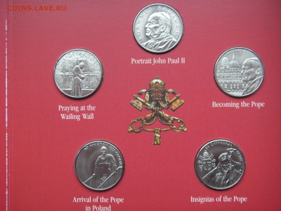 Мальта 2005 г. 1 лира. Иоанн Павел II. 5 монет в букл. 30.03 - 007.JPG