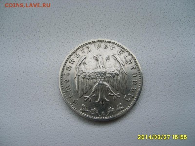 Третий Рейх,1 РЕЙХСМАРКА 1934 А ( никель )!!до 29.03.2014 - S6000616.JPG