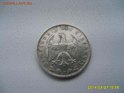 Третий Рейх,1 РЕЙХСМАРКА 1934 D ( никель )!!до 29.03.2014 - S6000622.JPG