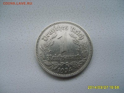 Третий Рейх,1 РЕЙХСМАРКА 1934 D ( никель )!!до 29.03.2014 - S6000621.JPG