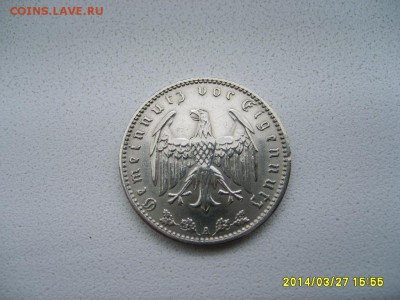 Третий Рейх,1 РЕЙХСМАРКА 1935 А (лот №1, никель)!!до 29.03 - S6000618.JPG