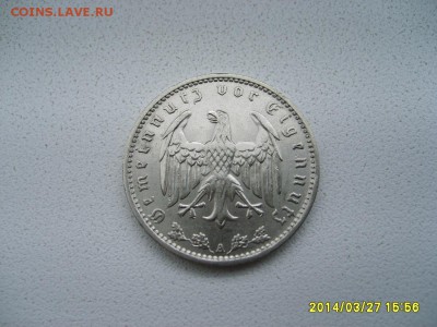 Третий Рейх,1 РЕЙХСМАРКА 1935 А ( никель )!!до 29.03.2014 - S6000620.JPG