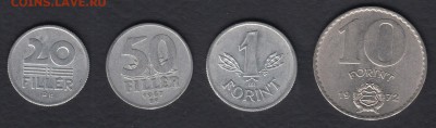 Венгрия 4 монеты 1967-1982 до 29.03.2014 22-00 - Венгрия а