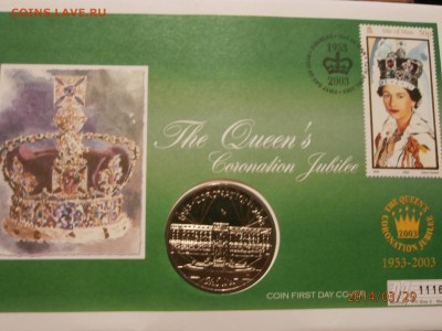 ГИБРАЛТАР. крона ЮБИЛЕЙ КОРОНАЦИИ. 2003г. до 30.03 - P3290004.JPG