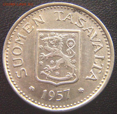 Финляндия_100 марок 1957; серебро; до 28.03_22.06мск - 7672