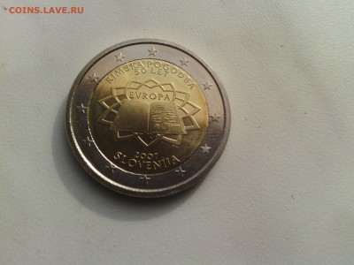 Словения 2007 50 лет римскому договору 2 евро - llllll