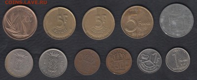 Бельгия 11 монет 1941-1997 до 30.03.2014 22-00 - Бельгия 1а