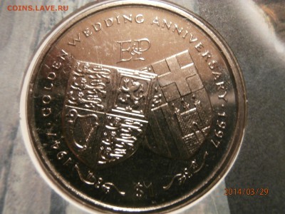 ЛИБЕРИЯ 1 доллар1997г.ЗОЛОТАЯ СВАДЬБА до 30.03 - P3290002.JPG