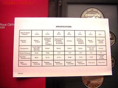 Канада_годовой набор 1985 пруф; до 29.03_22.36мск - 7703