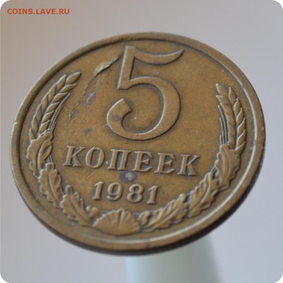 5 копеек 1981 год. Брак. Расслоение. - DSC_0885.JPG