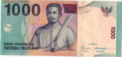 ИНДОНЕЗИЯ 1000 РУПИЙ 2009 ДО 03.04.14 В 22.00МСК (7364) - 1-1индо1000а