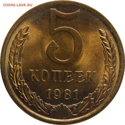 5 копеек 1981 мешковой UNC! до 3 апреля 22-00 - DSCN0213