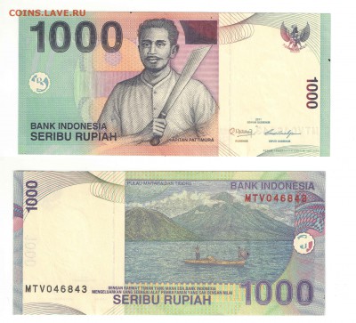 Индонезия 1000 рупий 2011 до 3.4 - бона Индонезия
