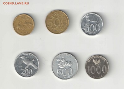 Индонезия 6 монет до 3.4 - индонезия1