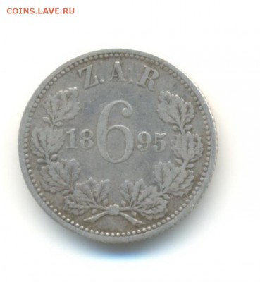 Ag. юар 6 пенсов 1895  . до 3.04  22:00 - 11