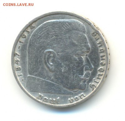 Ag. 3-й рейх 2 марки 1937А  . до 3.04  22:00 - 1