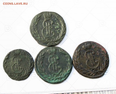 копейки сибирские 3 шт 1771год деньга сиб 1770 г до4.4.22.00 - IMG_7396