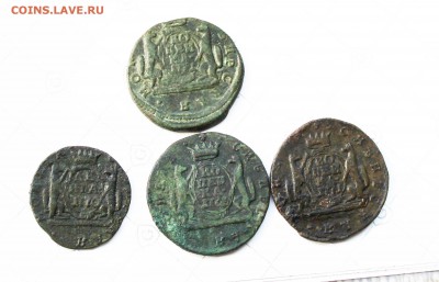 копейки сибирские 3 шт 1771год деньга сиб 1770 г до4.4.22.00 - IMG_7397 (4)
