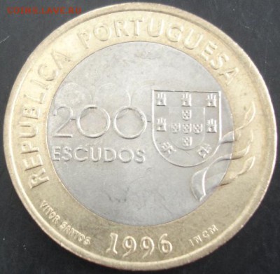 Португалия 200 эскудо 1996 года(олимпиада в Атланте) - DSC02823.JPG