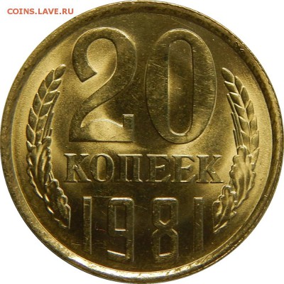 20 копеек 1981 мешковой UNC! до 3 апреля 22-00 - DSCN0241