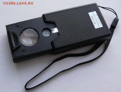 Лупа x 30 x 45 x 60 кратная, новая до 04.04. 22-00 по Москве - лупа 60 -45-30 подсветка