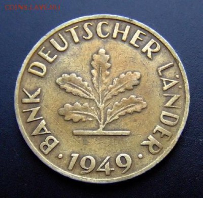 2 - Германия 10 пфеннигов (1949 F) А