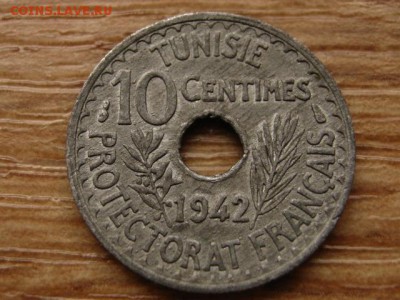 Тунис 10 сантимов 1942 цинк до 03.04.14 в 21.00 М - IMG_4184