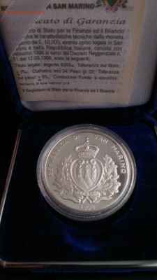САН МАРИНО 10.000 лир 1998 БОЛИД - 4