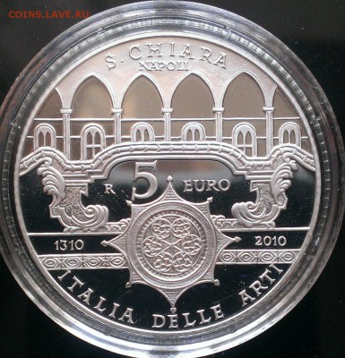 ИТАЛИЯ 5 евро 2010 САНТА КИАРА - 2