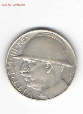 ИТАЛИЯ 20 ЛИР 1928 ДО 7.04 - 222