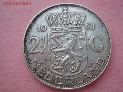 Нидерланды: Ag-720 2,5 гульдена 1961 до 08.04.14, 22-00 - Нидердланды 2,5 гульдена 1961-1.JPG