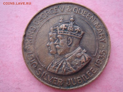 Великобритания: медаль 1935 юбилей правления до 08.04 22-00 - Медаль 1935-1.JPG