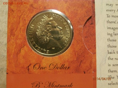 АВСТРАЛИЯ 1 дол. 2002г.ГОД МАЛОНАС.ОБЛАСТ.Брисбен до 04.04 - P4030028.JPG