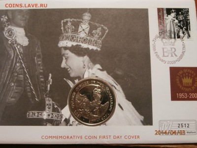 ВИРГИНСКИЕ О-ВА 2003г. ЮБИЛЕЙ КОРОНАЦИИ.конверт до 04.04 - P4030001.JPG