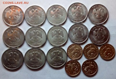 5 руб - 2010 (СПМД)-13ШТ+50 коп -2010 (СПМД)-5ШТ - 2010.JPG
