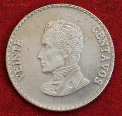 С рубля КОЛУМБИЯ VEINTE CENTAVOS 1953г. до 9.04.14г.в 22-00 - IMG_1513.JPG