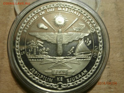 МАРШАЛЛОВЫ О-ВА 5 долларов ЭЙЗЕНХАУЭР 1990г. до 05.04 - P4040021.JPG