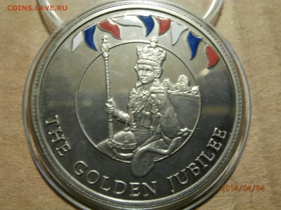 ФОЛКЛЕНДЫ 2002г.50пенсов  ЗОЛОТОЙ ЮБИЛЕЙ до 05.04 - P4040001.JPG
