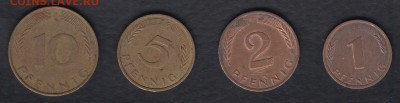 Германия 4 монетки 1974-1983 до 06.04.2014 22-00 - Германия 4 монеты а