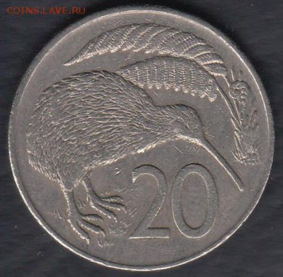 Новая Зеландия 20 центов 1980 до 06.04.2014 22-00 - Новая Зеландия 20 центов 1980 а