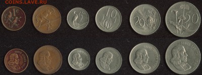 Обмен иностранными монетами (почта) - ЮАР 1966 south