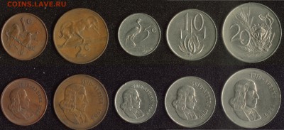 Обмен иностранными монетами (почта) - ЮАР 1966 suid