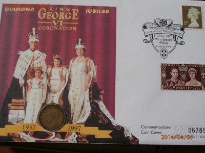 ВЕЛИКОБРИТАНИЯ 3 пенса 1937г.конверт до 07.04 - P4060004.JPG
