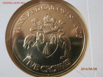 ТЕРКС И КАЙКОС 1992г.5крон ЮБИЛЕЙ ПРАВЛЕНИЯ конверт до 07.04 - P4060003.JPG