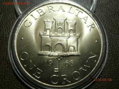 ГИБРАЛТАР. крона ЗАМОК. 1968г. до 07.04 - P4060005.JPG