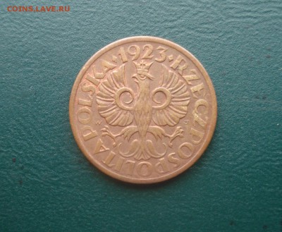 Польша 5 грош 1923 Отличные до 10.04 2014 в 22.00 МСК - Польша 23