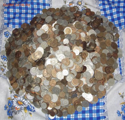 * ф и к с * монеты ссср и россии (вес лота 7кг) - монеты 7кг....JPG