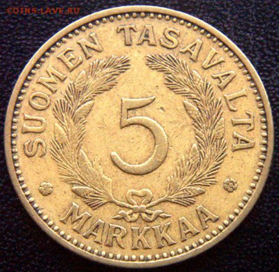 Финляндия_5 марок 1937; до 06.04_22.20мск - 7525