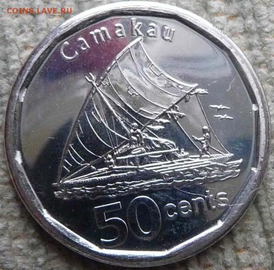 Монеты с Корабликами - 50центовФиджи